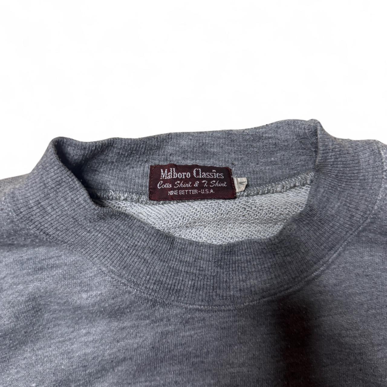 -vintage grey marlboro crewneck