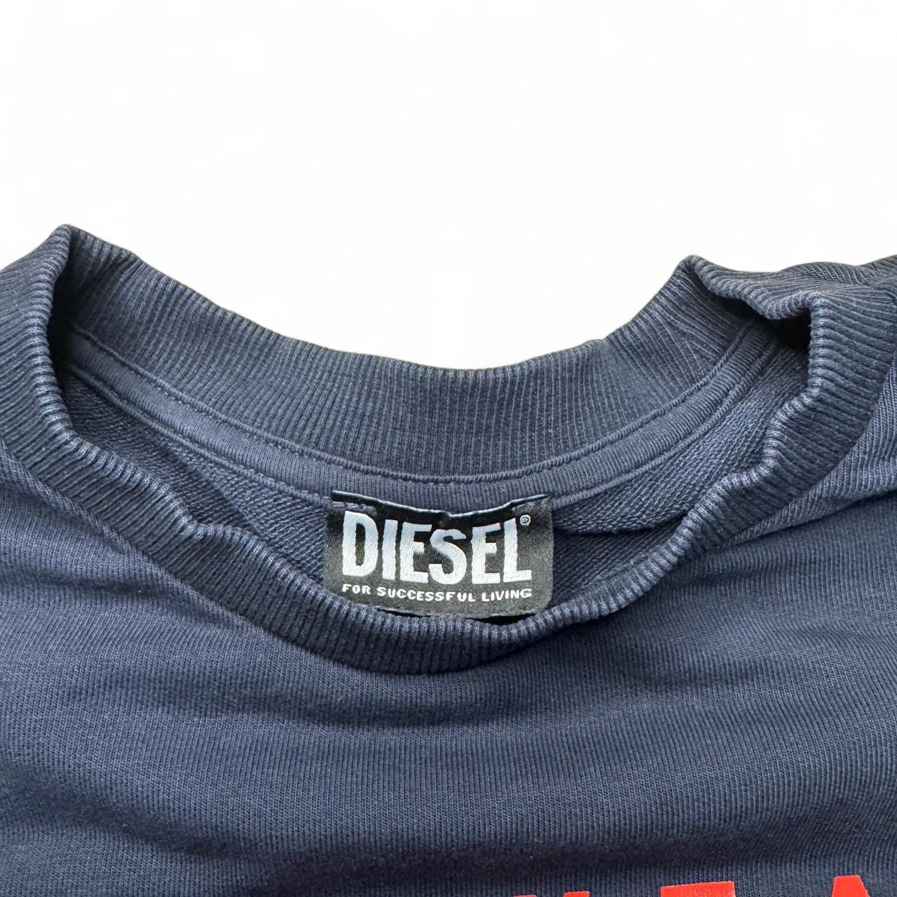 -diesel navy crewneck