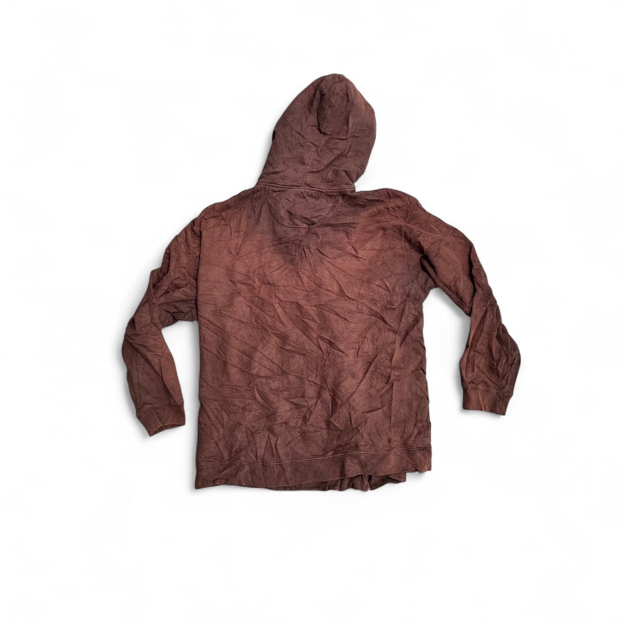 Brown and orange Dickies zip-up hoodie
