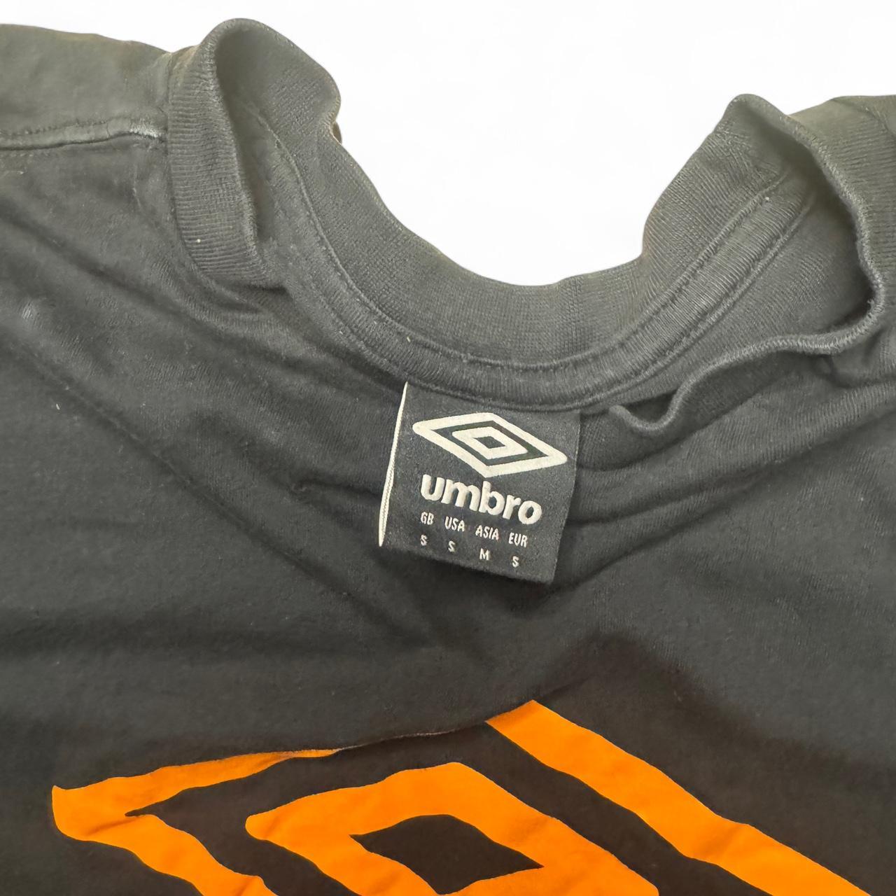 -black and orange Umbro Netherlands tee