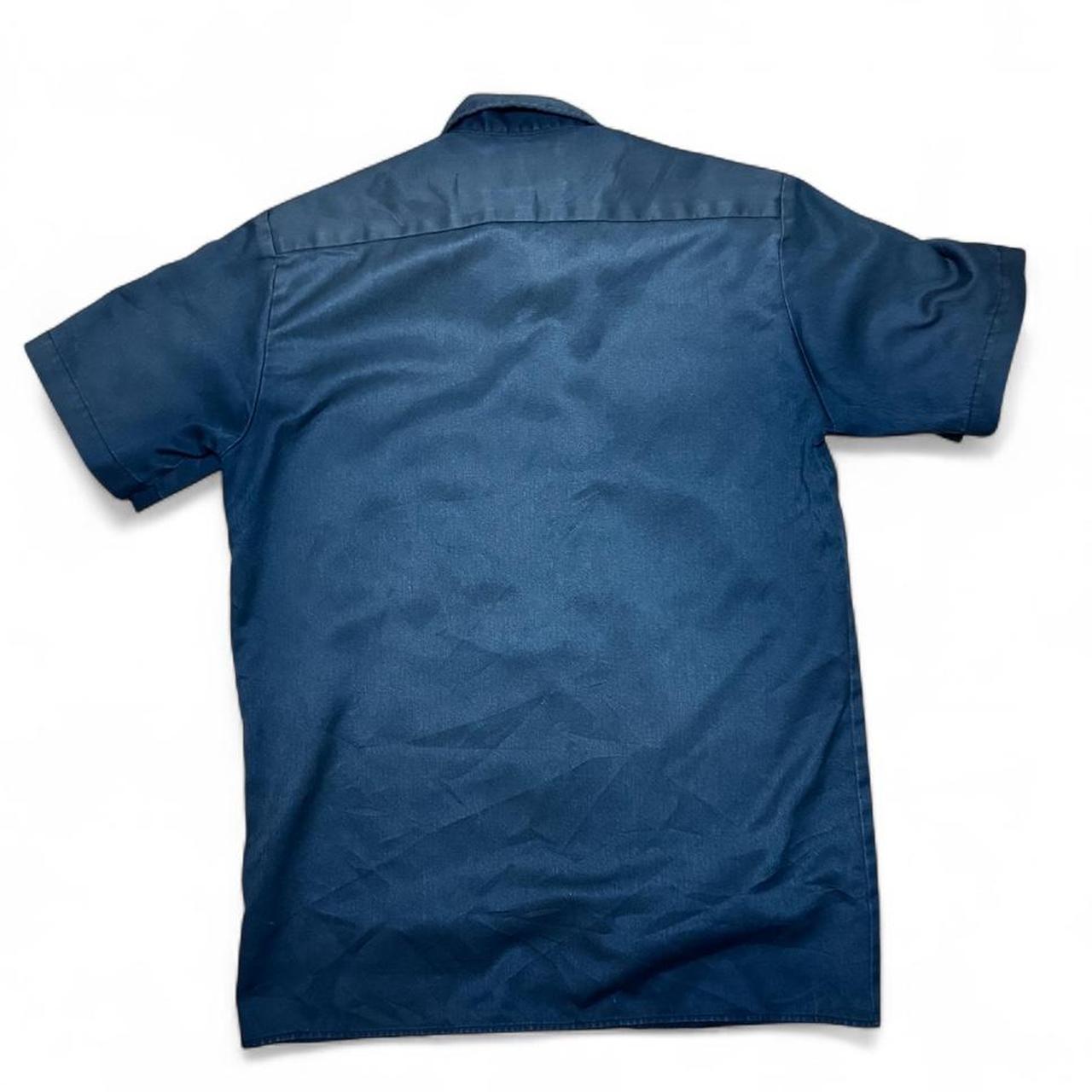 -blue/grey dickies vintage bowling shirt