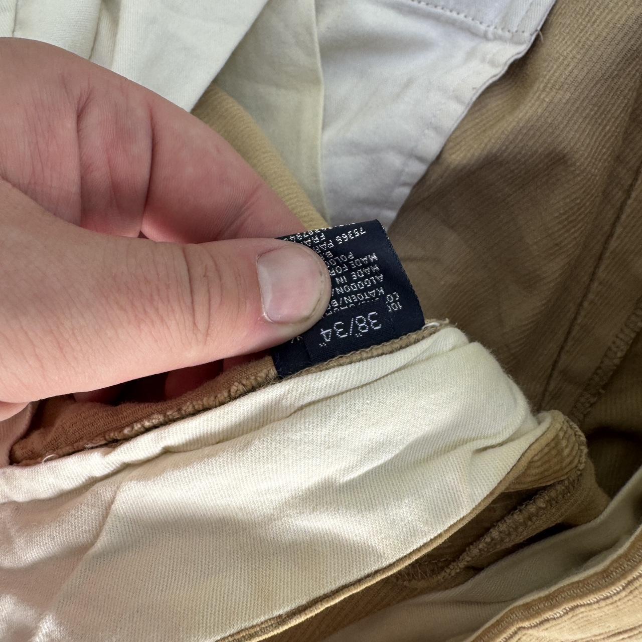 Tan corduroy Polo Ralph Lauren pants