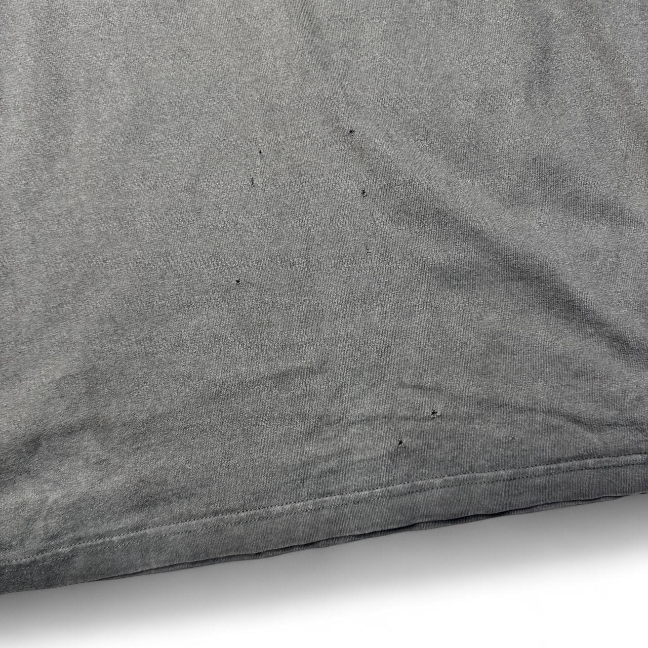-olive carhartt tee with orange spellout