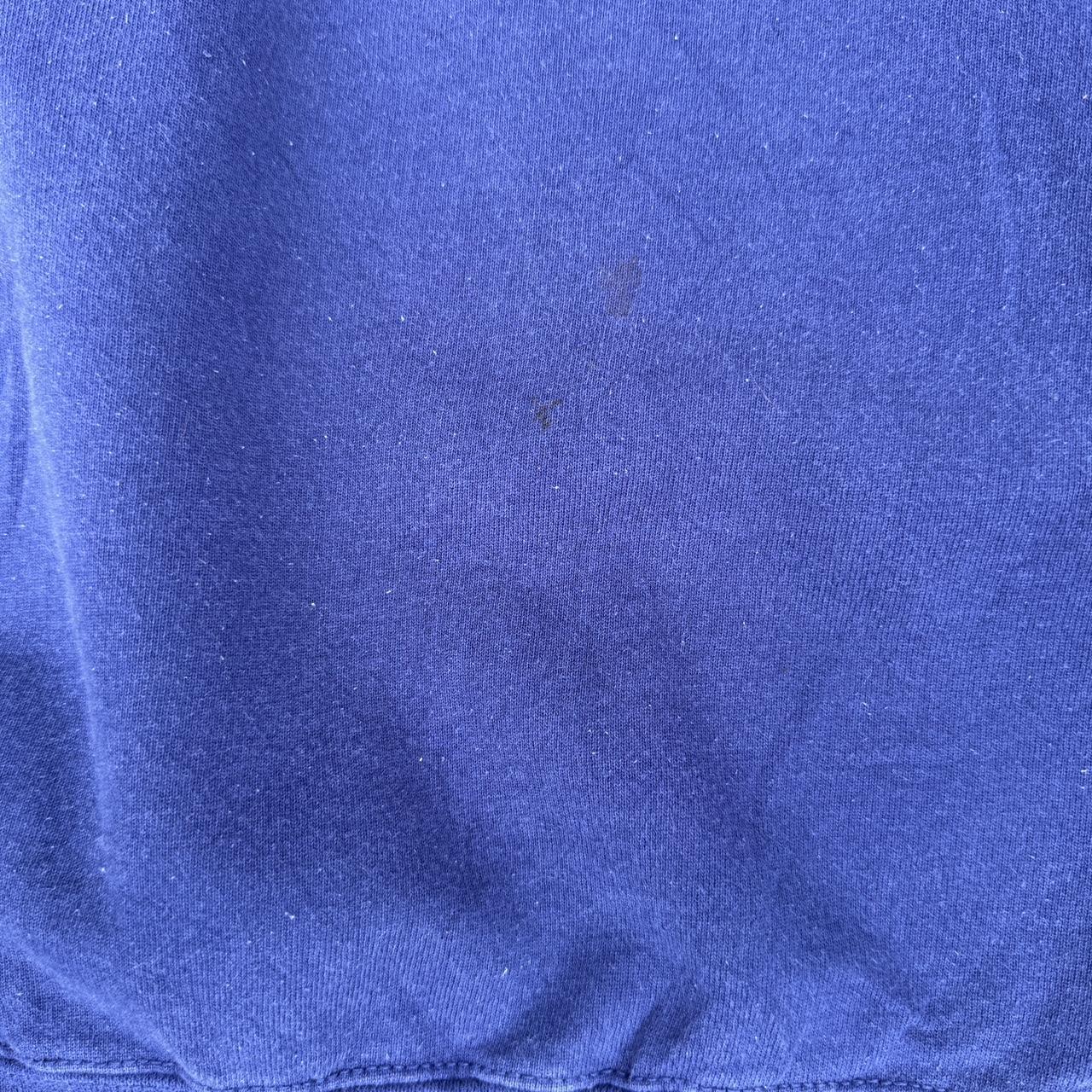 Nike crewneck sweatshirt in blue and orange swoosh