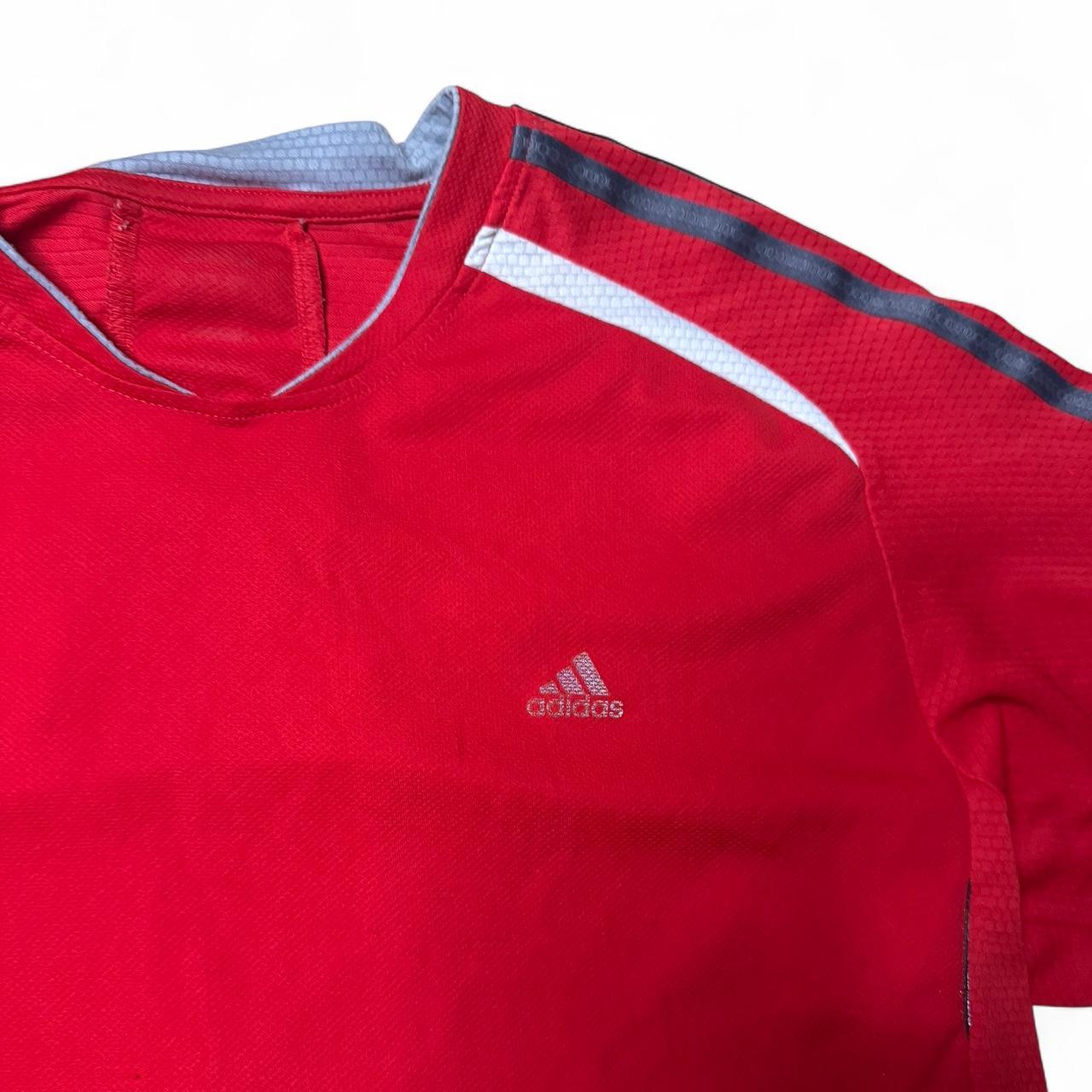 -Red adidas sports tee