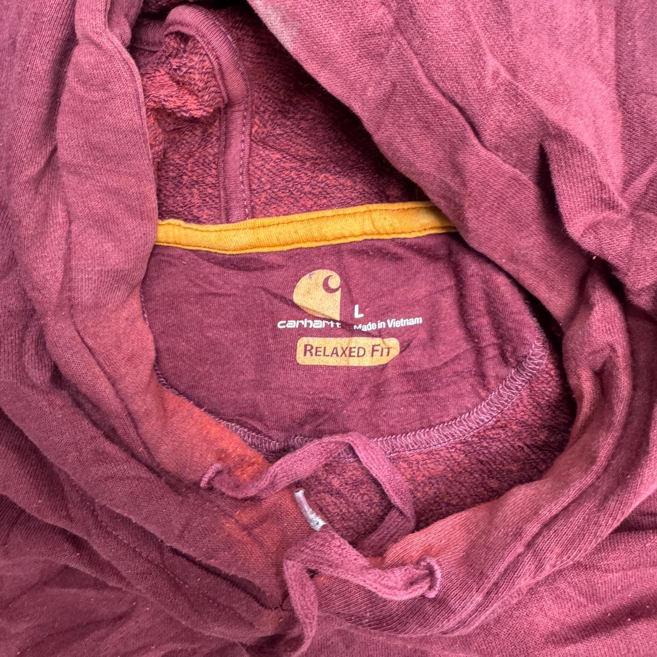 Carhartt burgundy hoodie