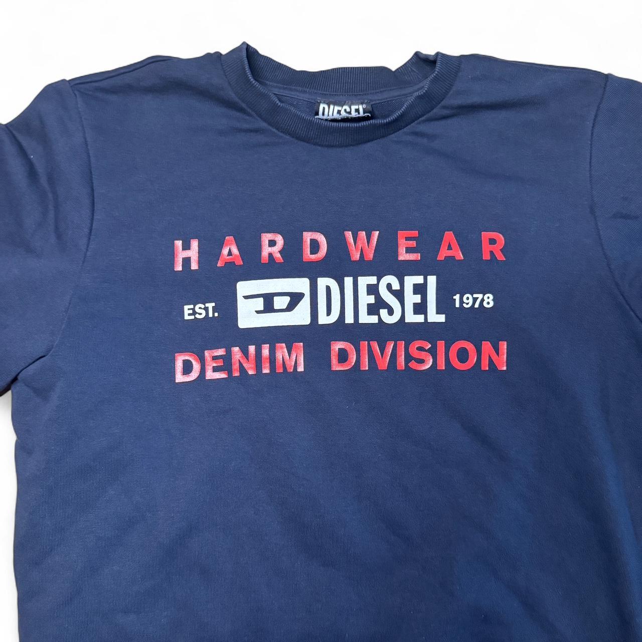 -diesel navy crewneck