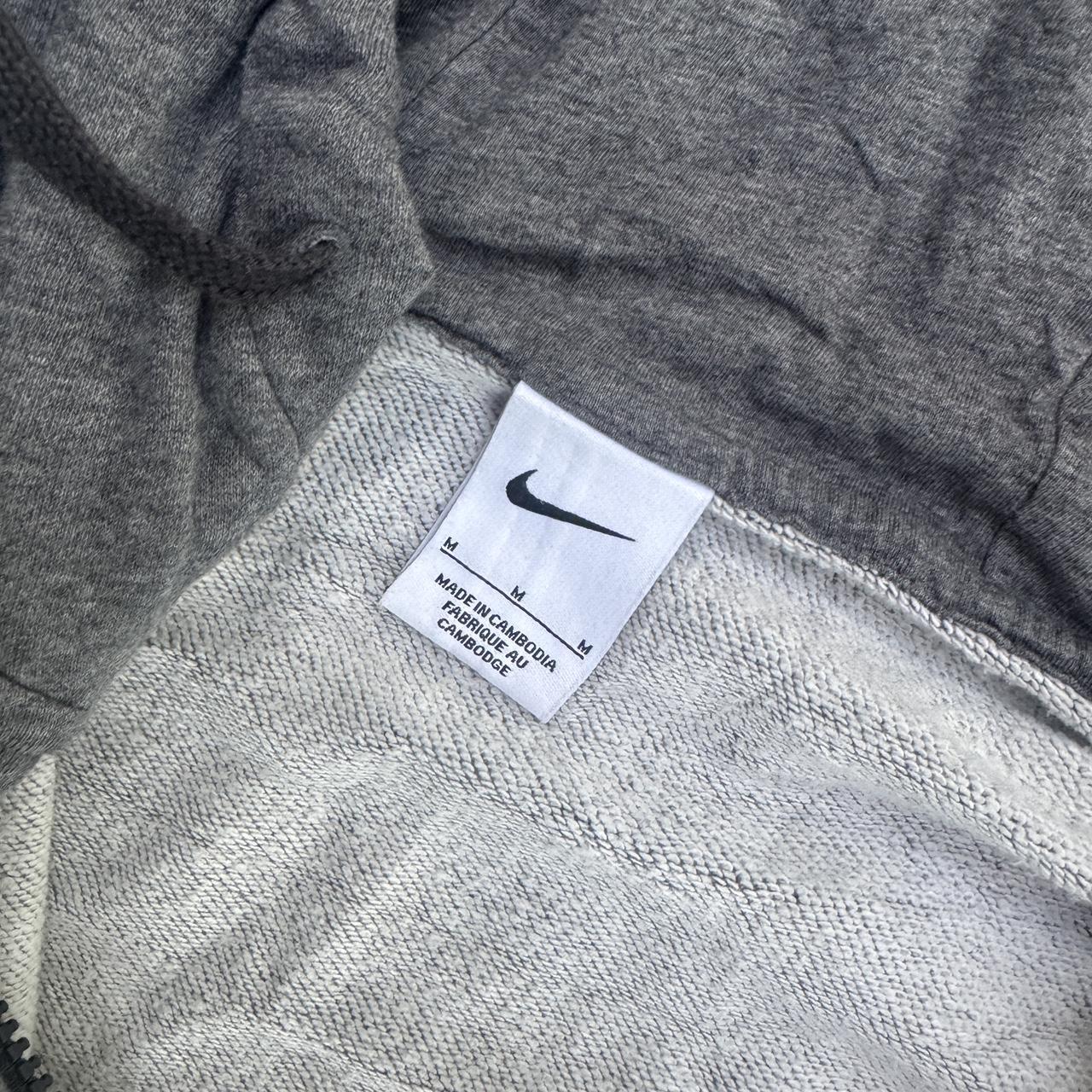 Grey Nike zip up dark grey hoodie