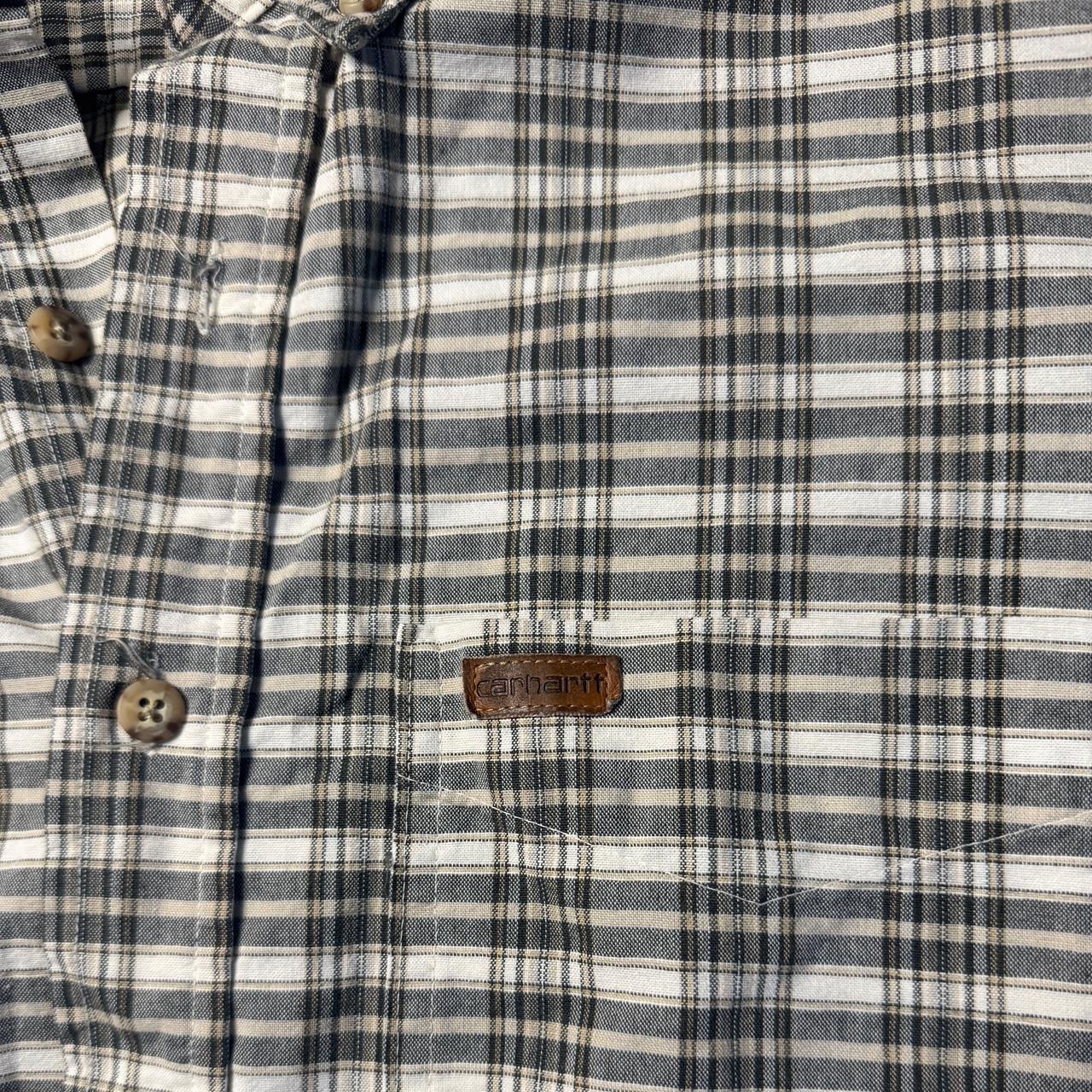 -vintage Carhartt button down check shirt