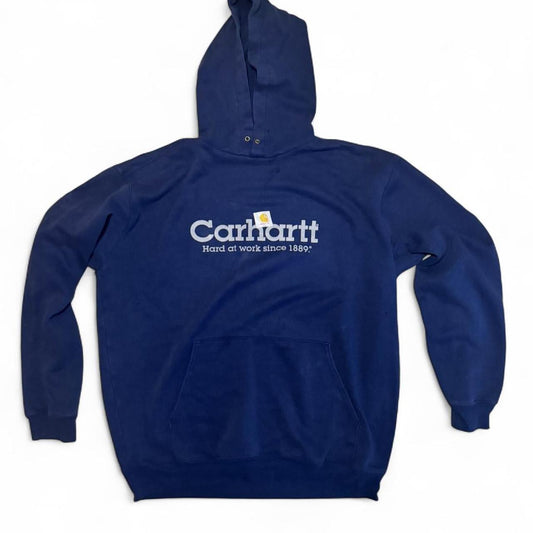 -navy vintage carhartt hoodie