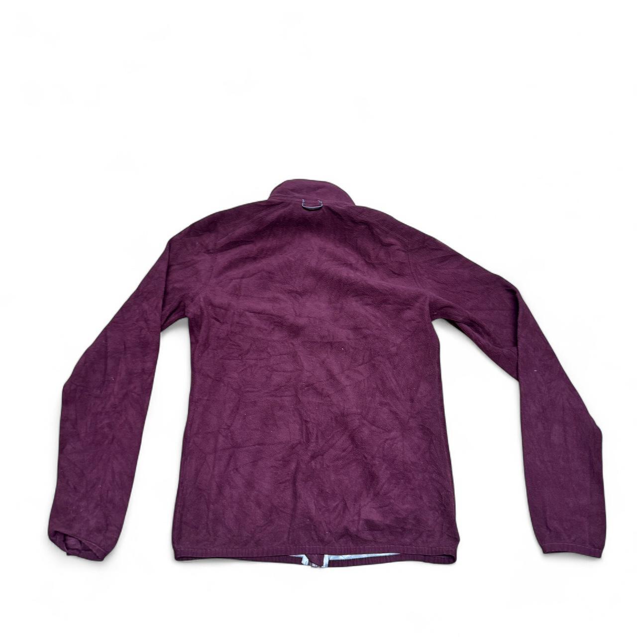 The North Face purple fleece in women’s size small