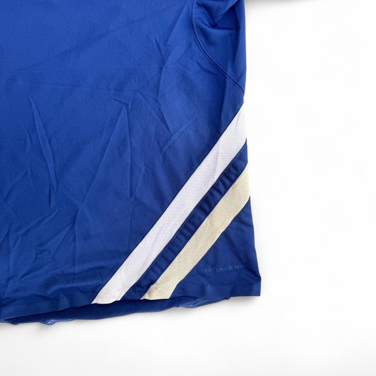 Nike blue and white sportswear top
