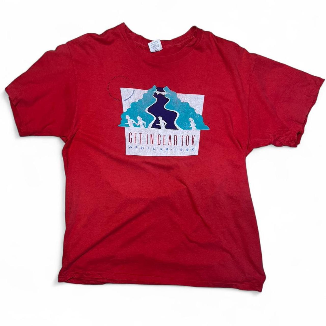 -rare vintage biker runners tee
