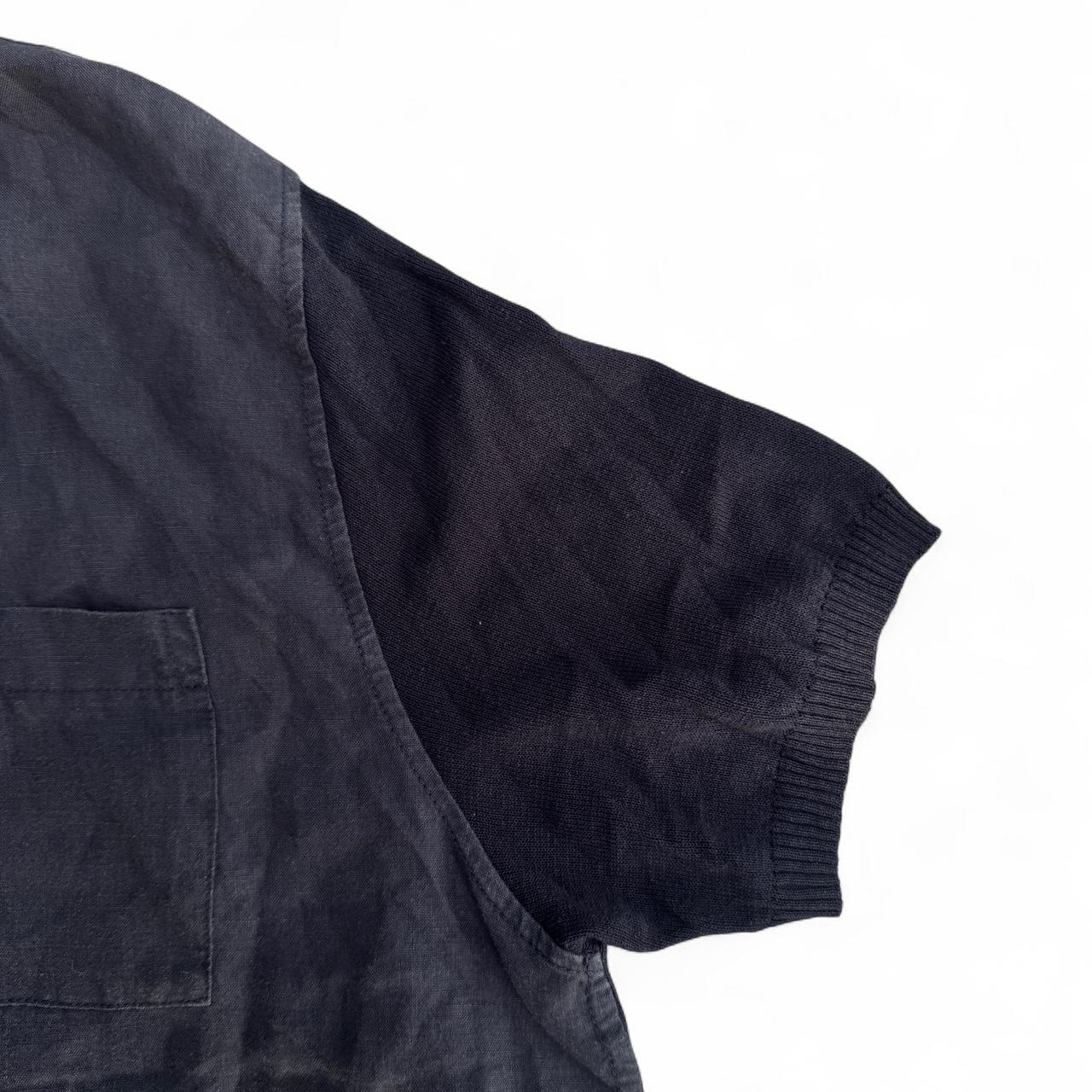 Burberry black and grey shirt