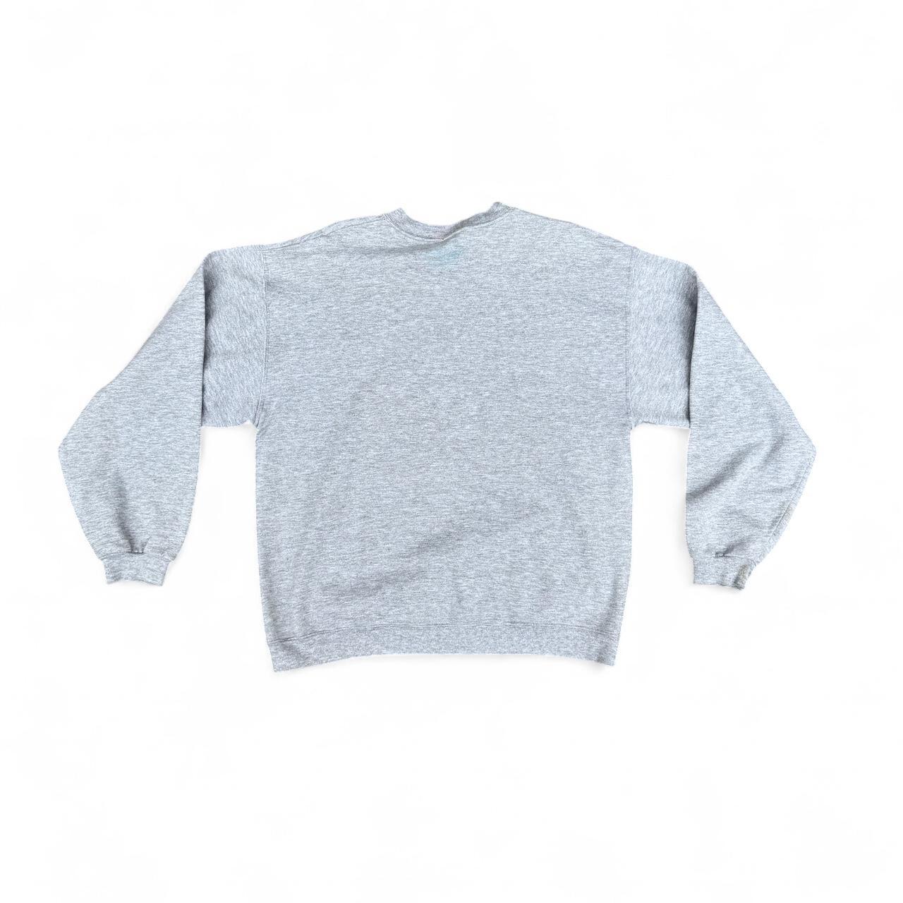 Grey Nike sweatshirt with embroidered logo