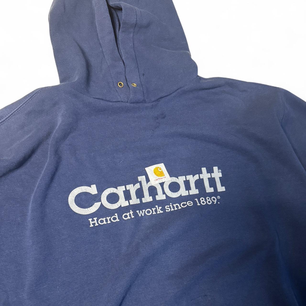 -navy vintage carhartt hoodie