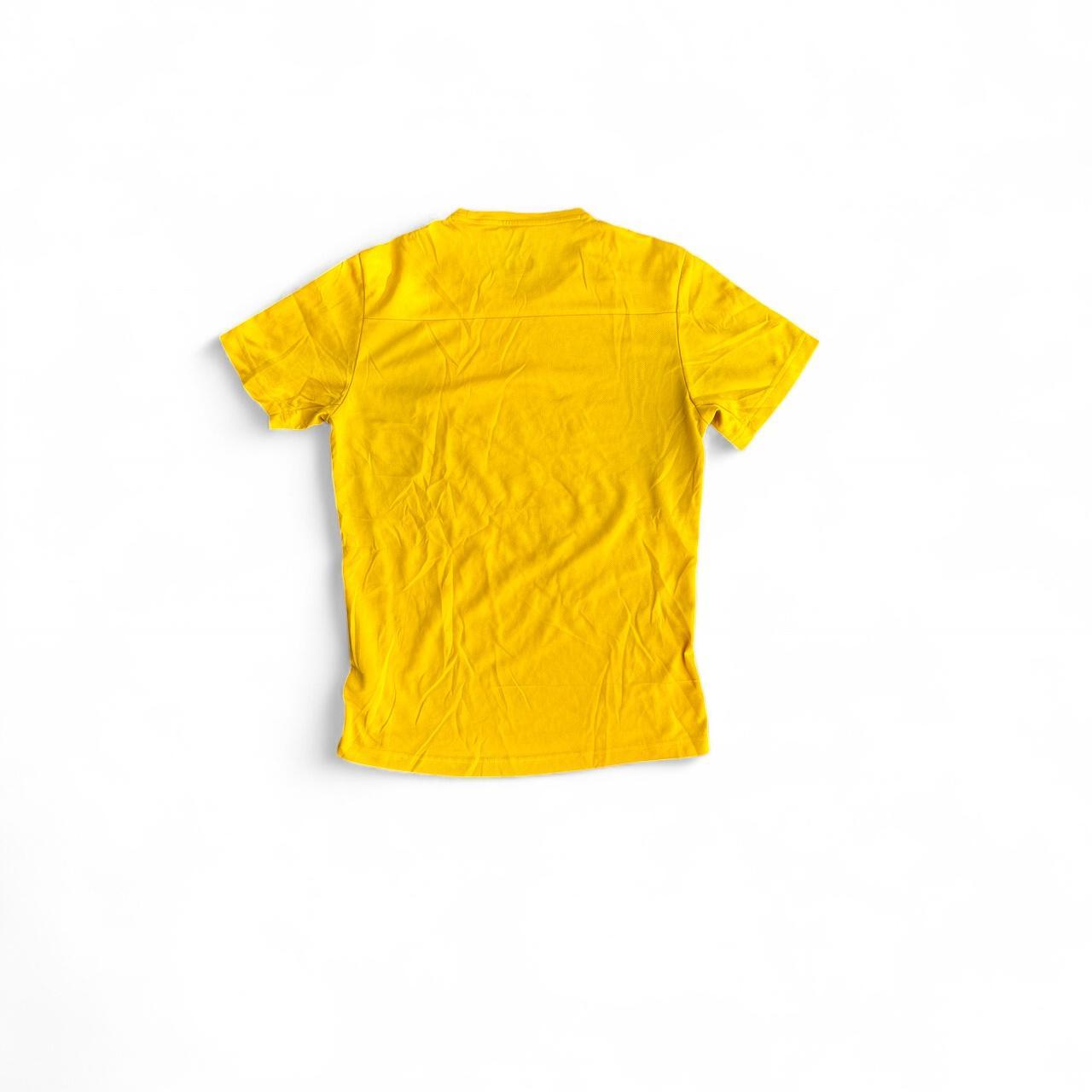 Yellow Adidas BAA 5K t-shirt