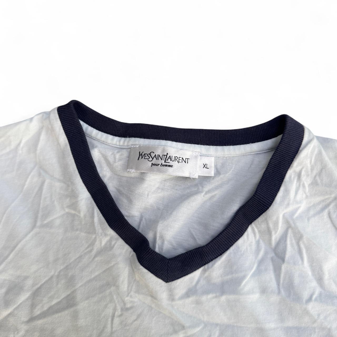 Yves Saint Laurent V neck tee