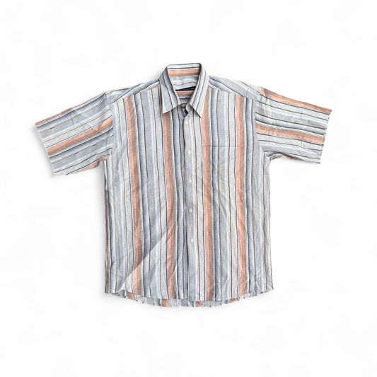Tommy Hilfiger striped short sleeve button up shirt