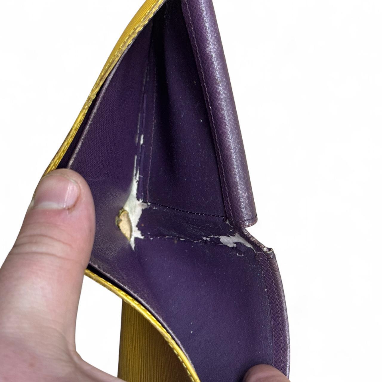 Louis Vuitton Yellow & Purple Vintage Wallet