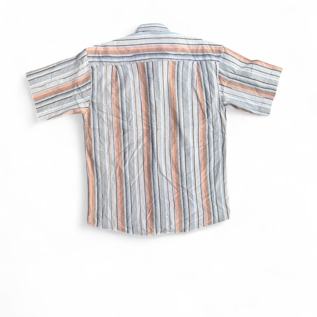 Tommy Hilfiger striped short sleeve button up shirt