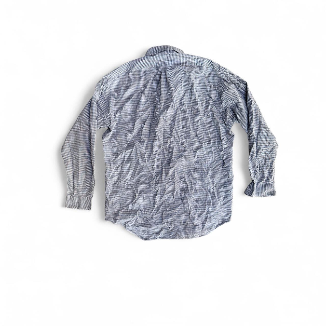 Blue and white Polo Ralph Lauren button-up shirt