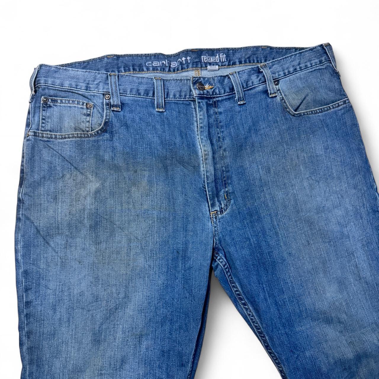 -vintage blue carhartt jeans
