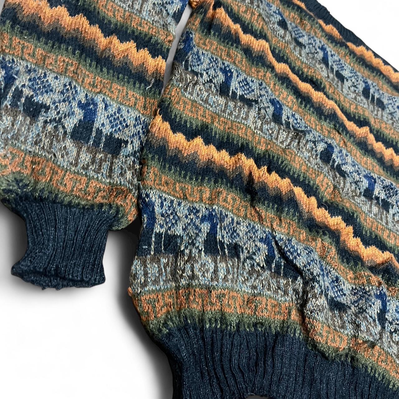 Black/Multi Jumper – Heavily Worn