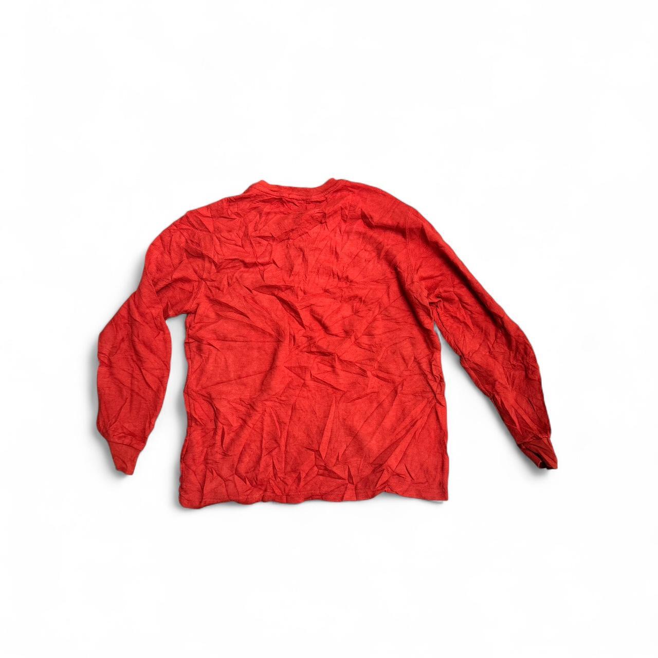 Red Wrangler long sleeve shirt with pocket