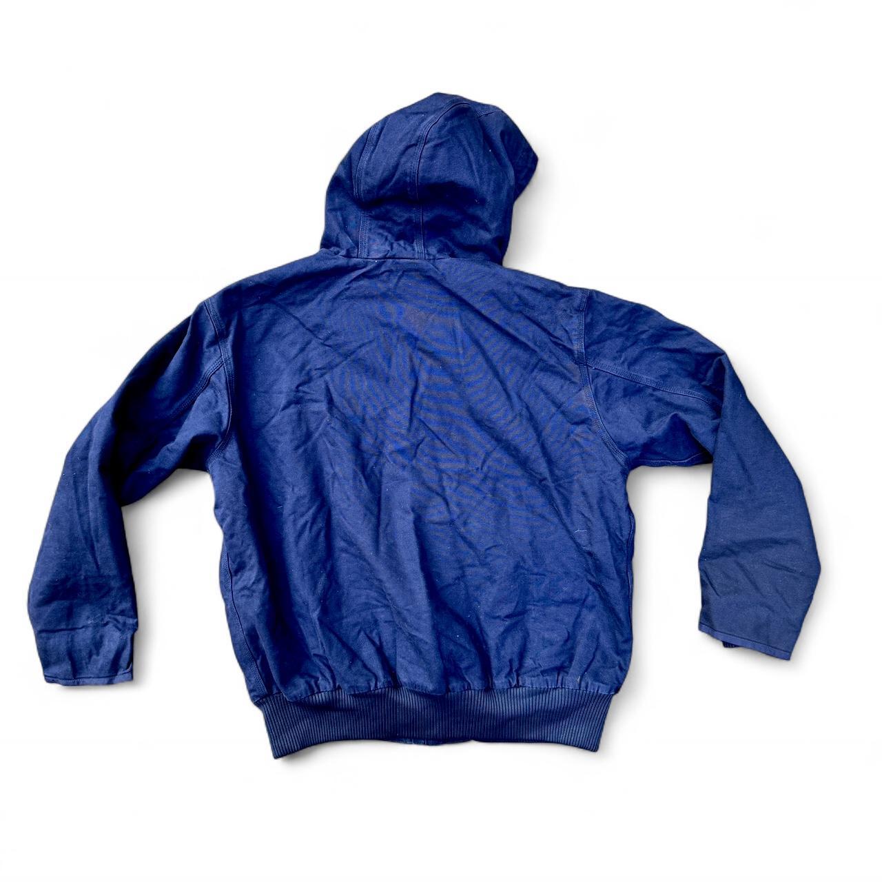 Navy Carhartt active jacket with hood