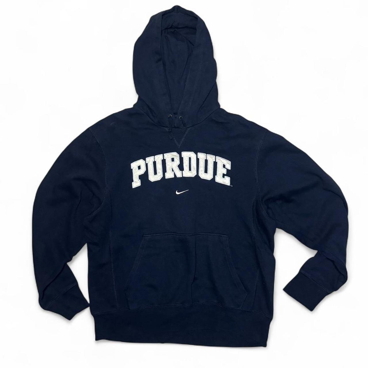 -rare black nike Purdue college hoodie
