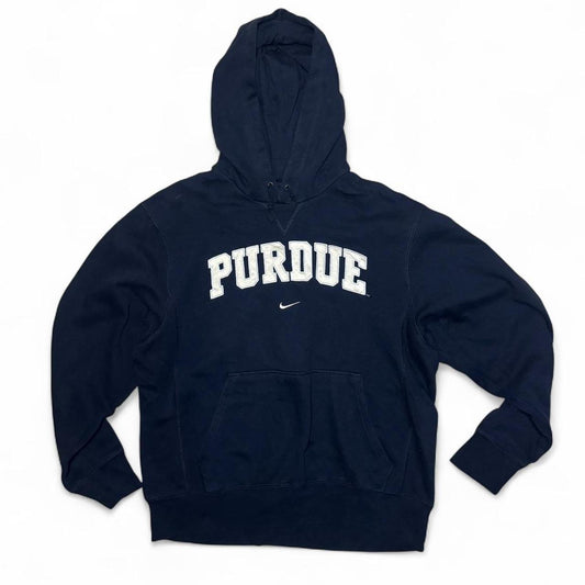 -rare black nike Purdue college hoodie