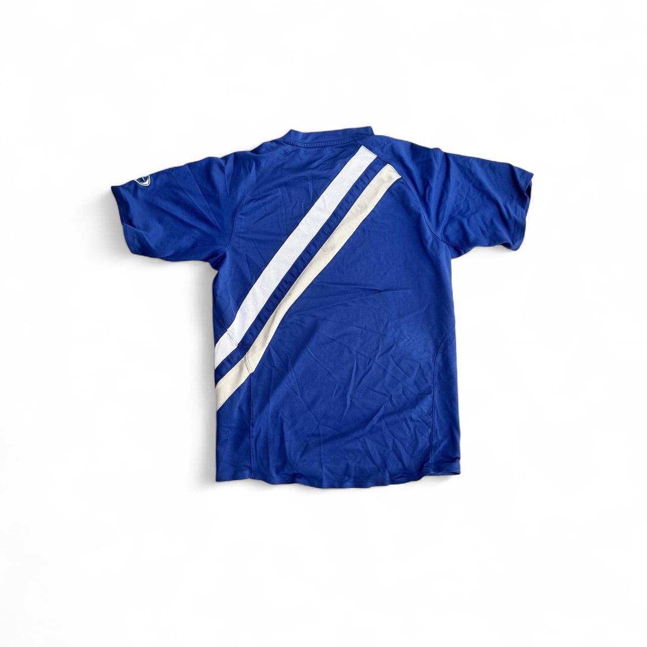 Nike blue and white sportswear top
