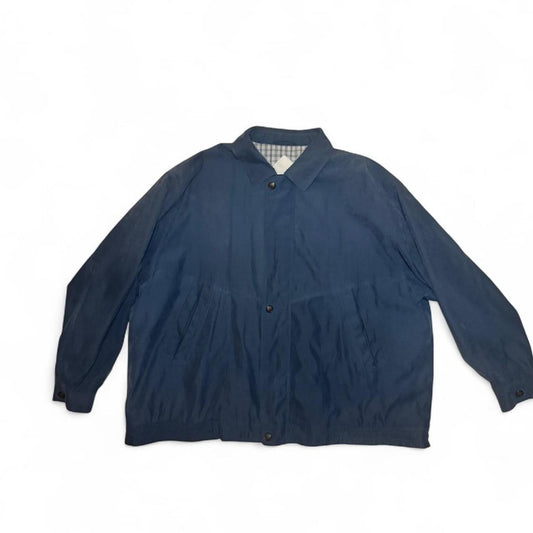 -greenwood’s blue suede Harrington jacket