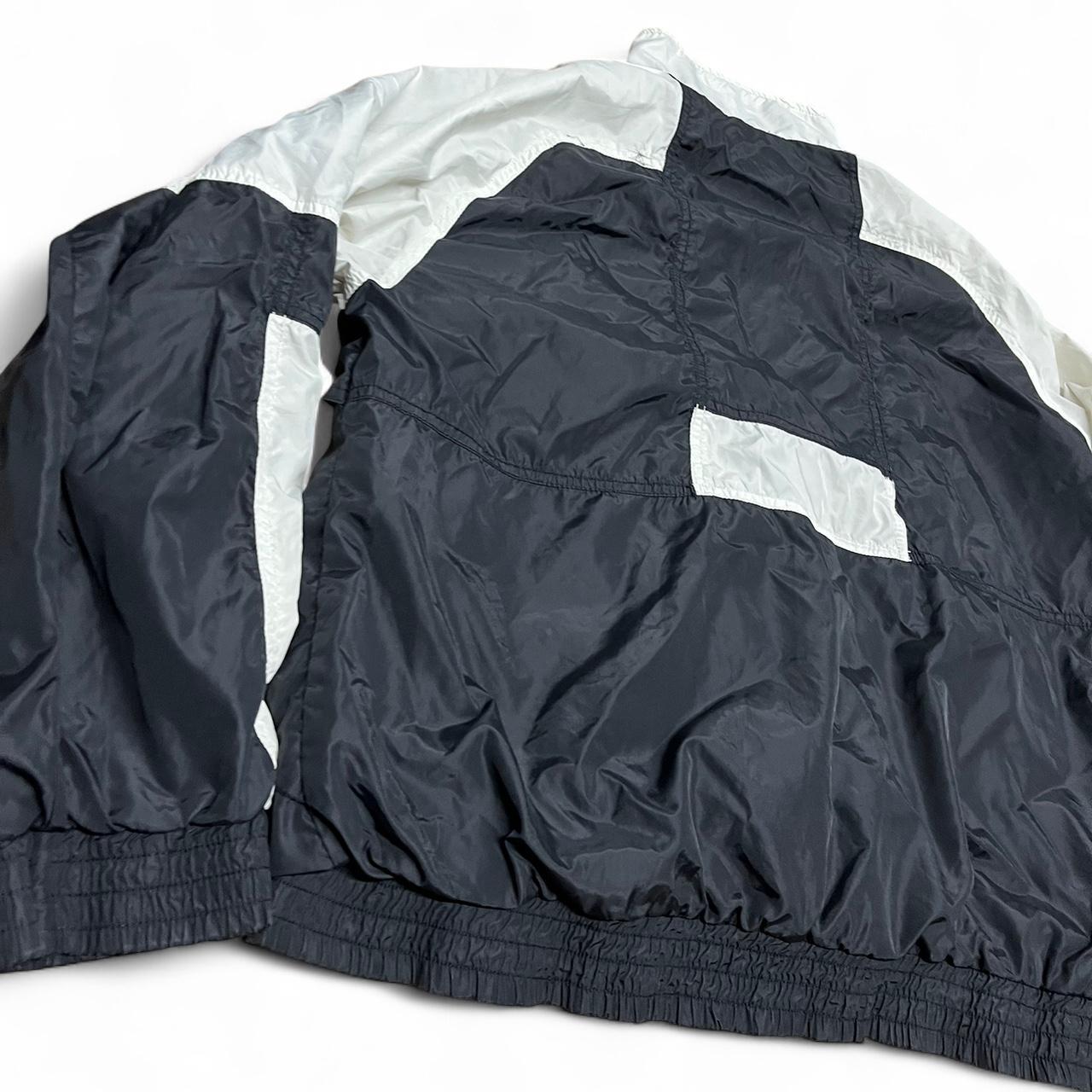 90s Nike VT Hokies Windbreaker – Black & White – Vintage College Sports