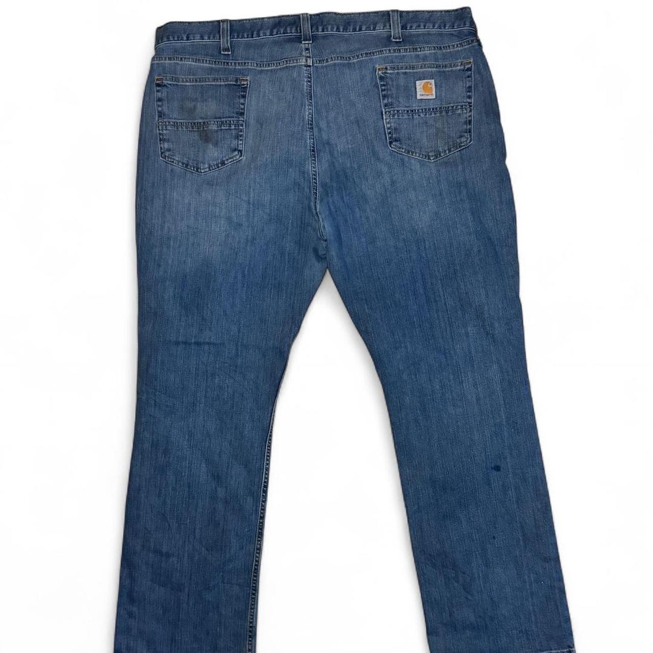 -vintage blue carhartt jeans