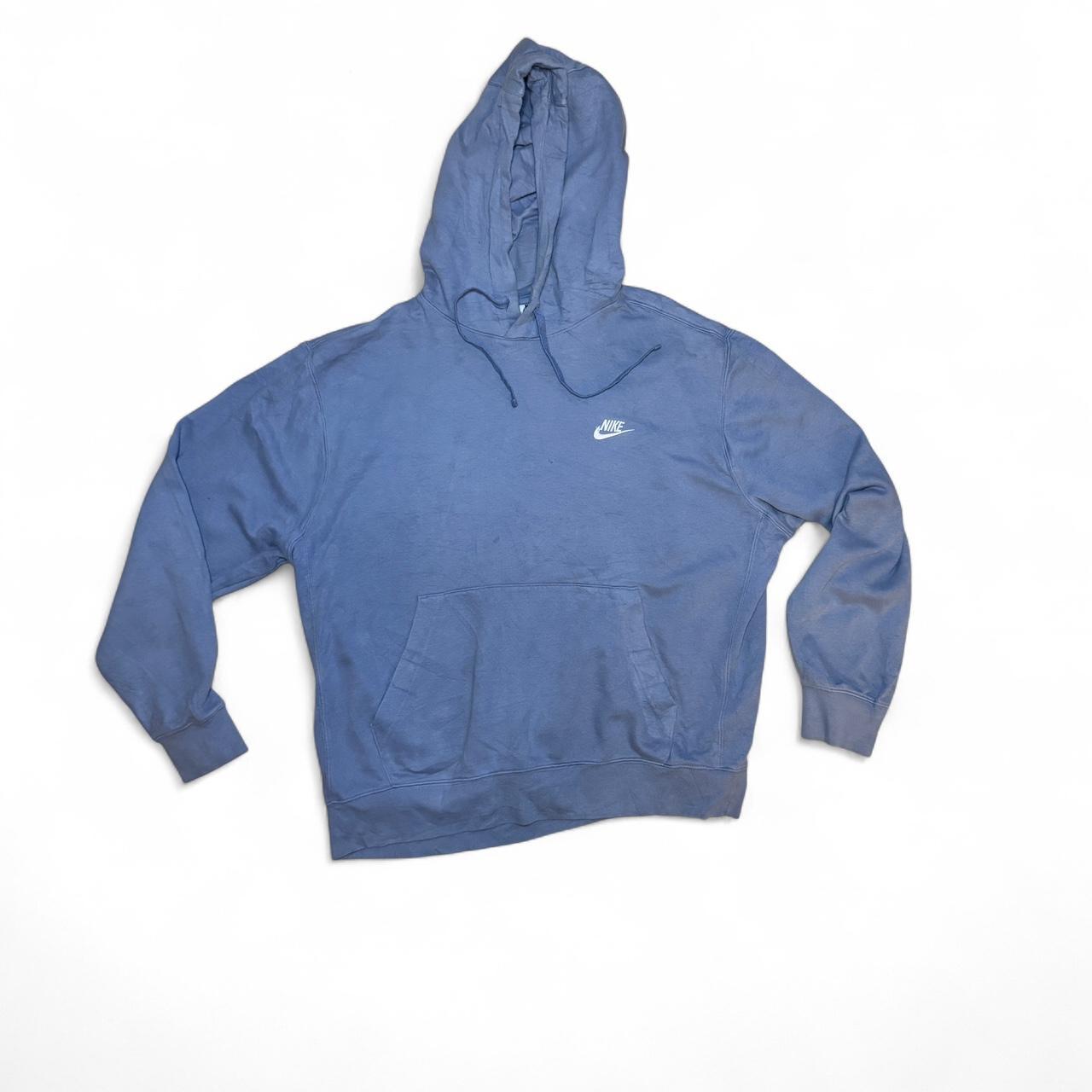 Essential Nike blue hoodie in size large