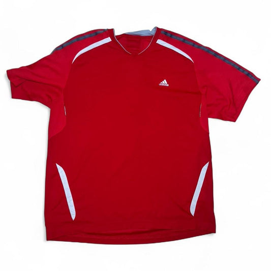 -Red adidas sports tee