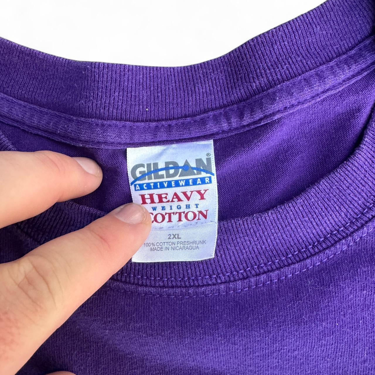 Purple Gildan T-shirt