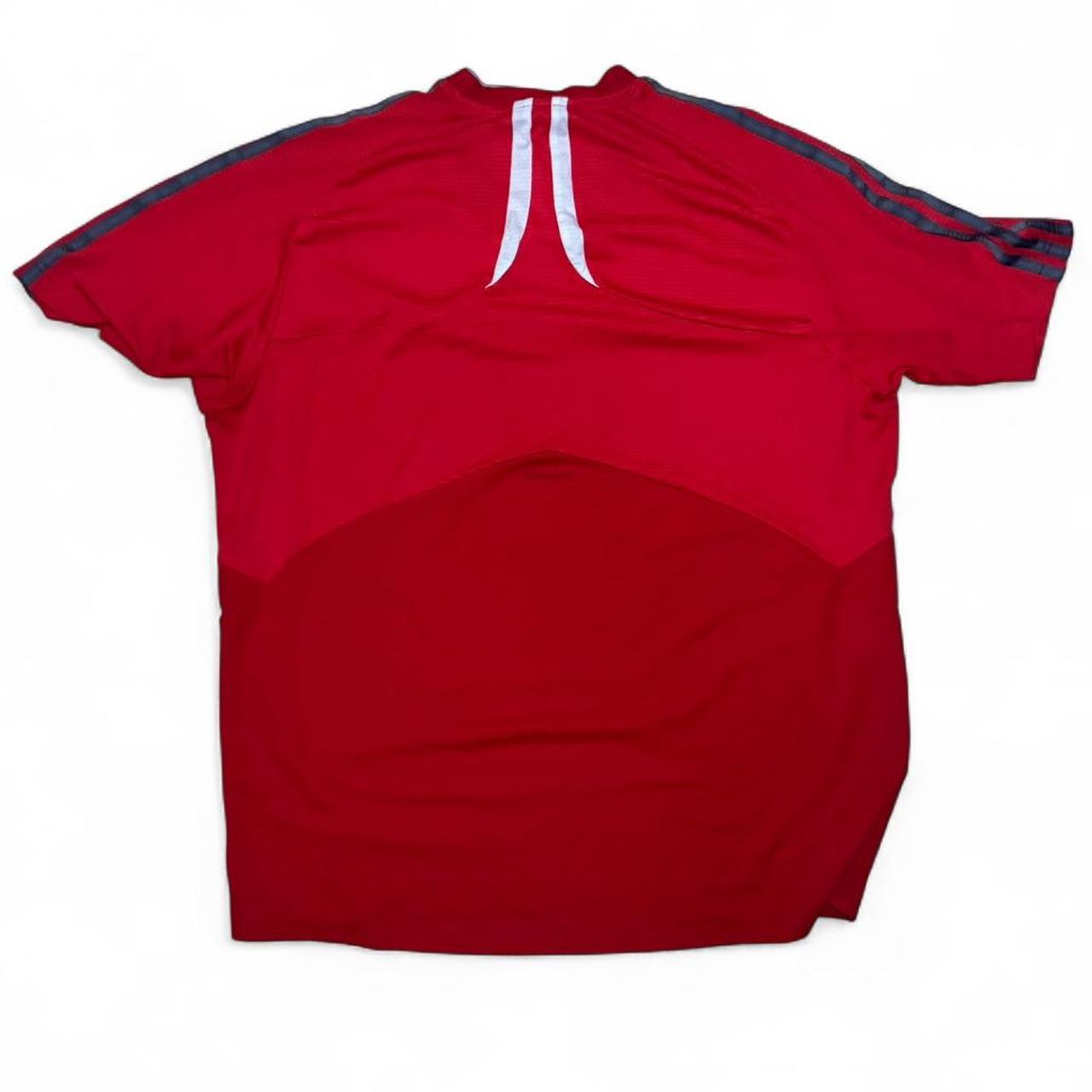 -Red adidas sports tee