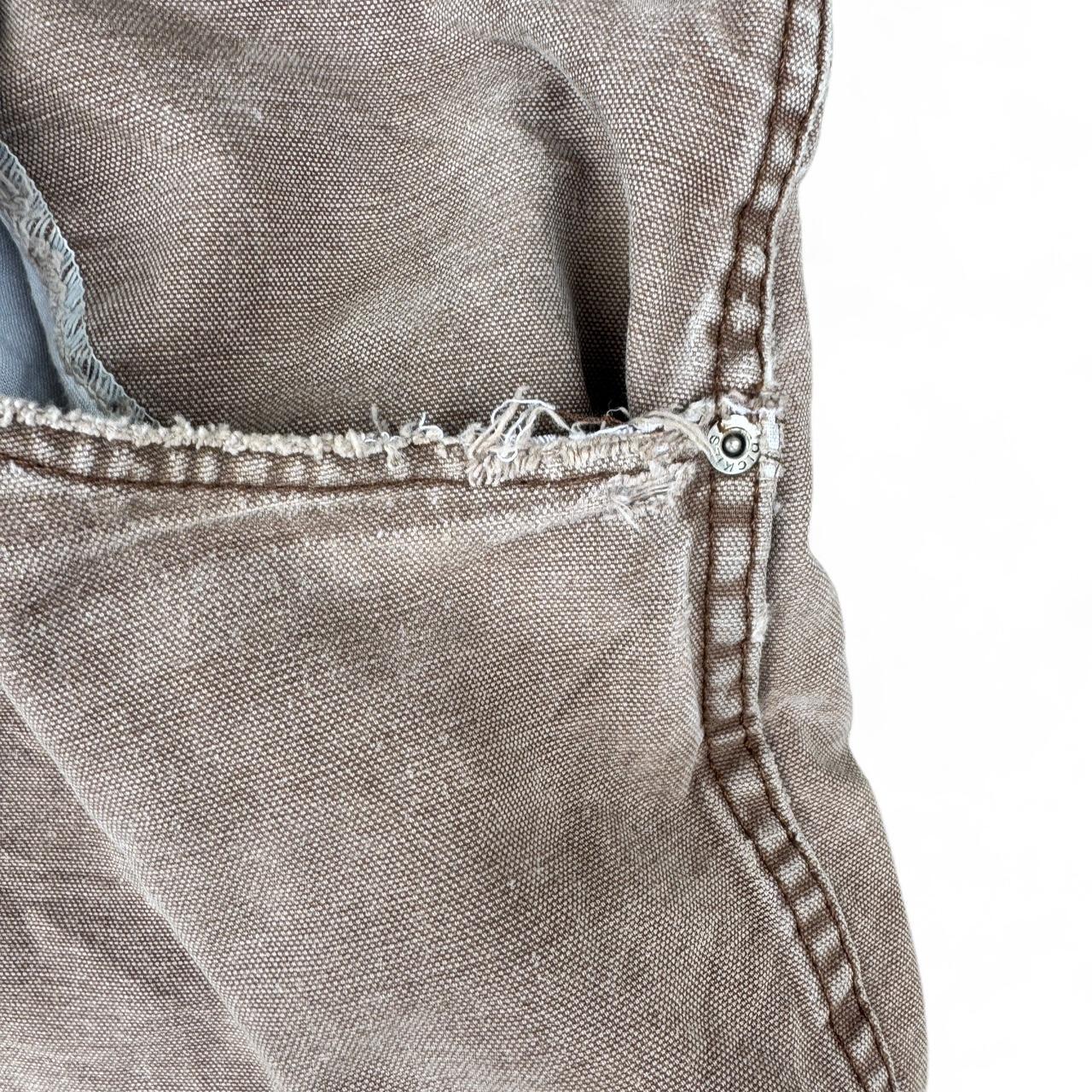 Brown denim dickies cargo shorts