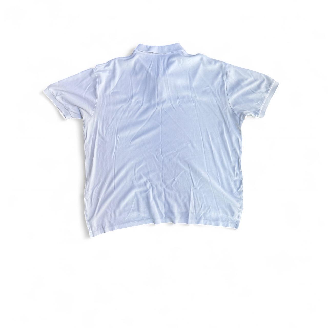 Classic white Ralph Lauren polo shirt in size XL