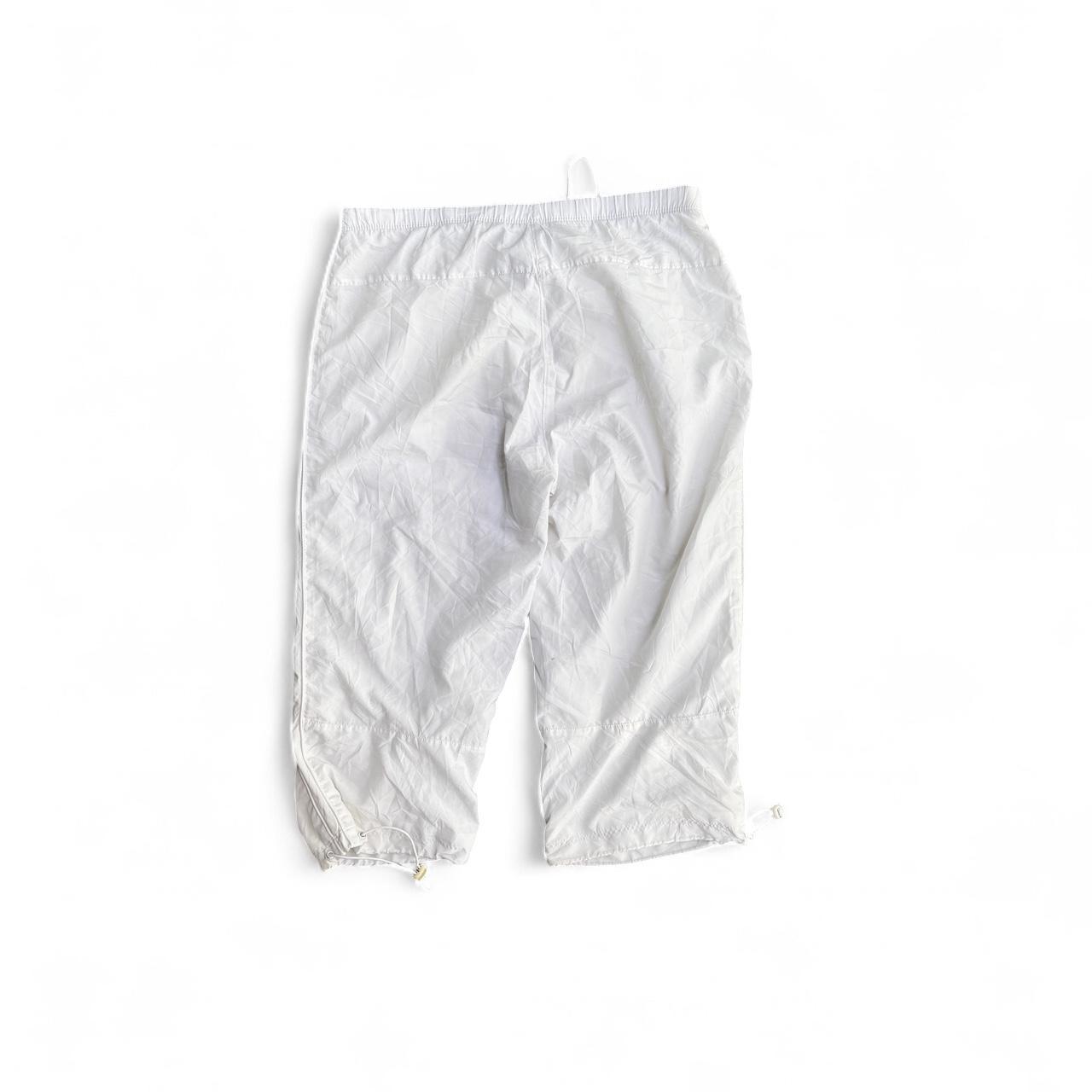 Vintage Y2K Nike White 3/4 Track Pants | Size M