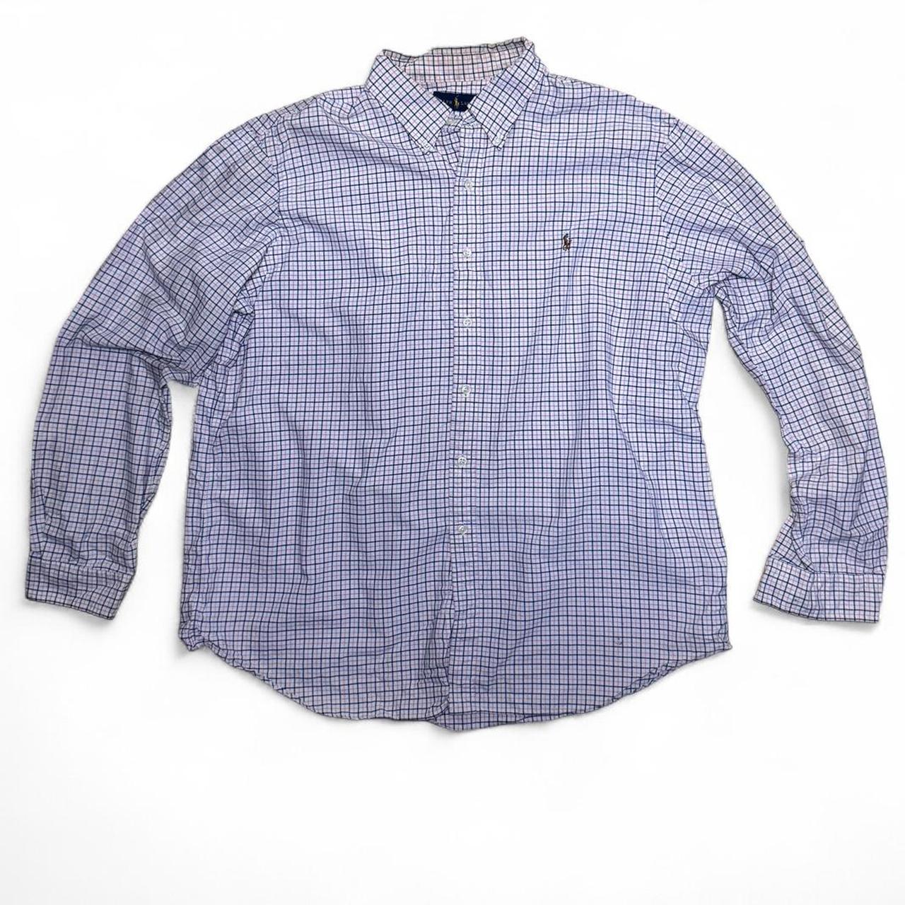 -formal Ralph Lauren check shirt in pink