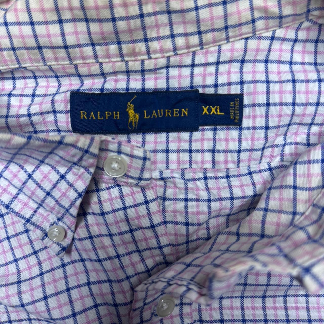 -formal Ralph Lauren check shirt in pink