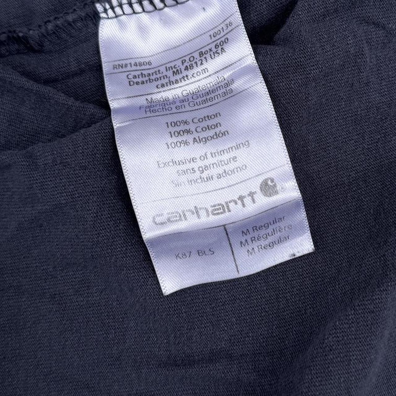 Navy blue Carhartt pocket tee