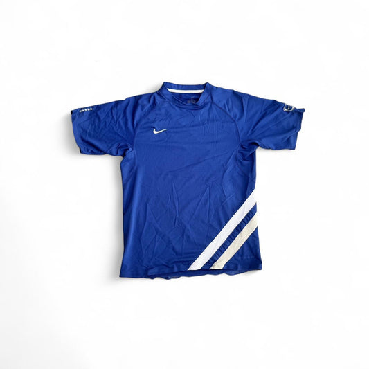 Nike blue and white sportswear top
