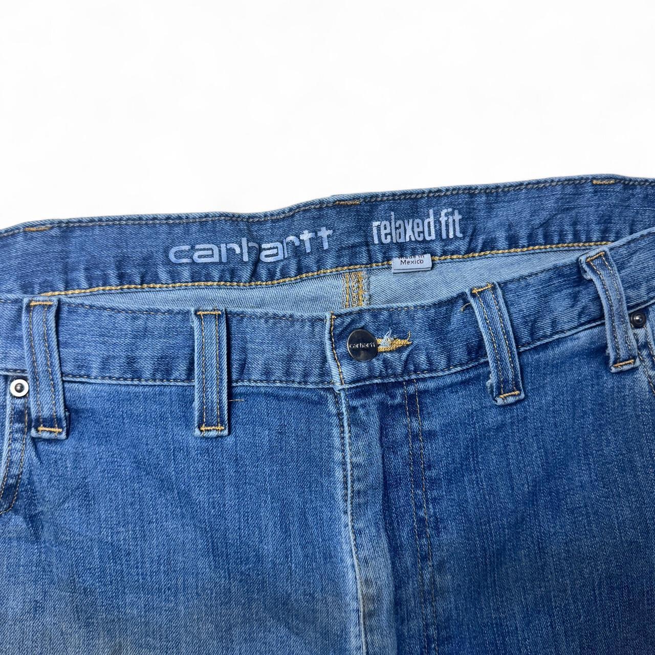 -vintage blue carhartt jeans