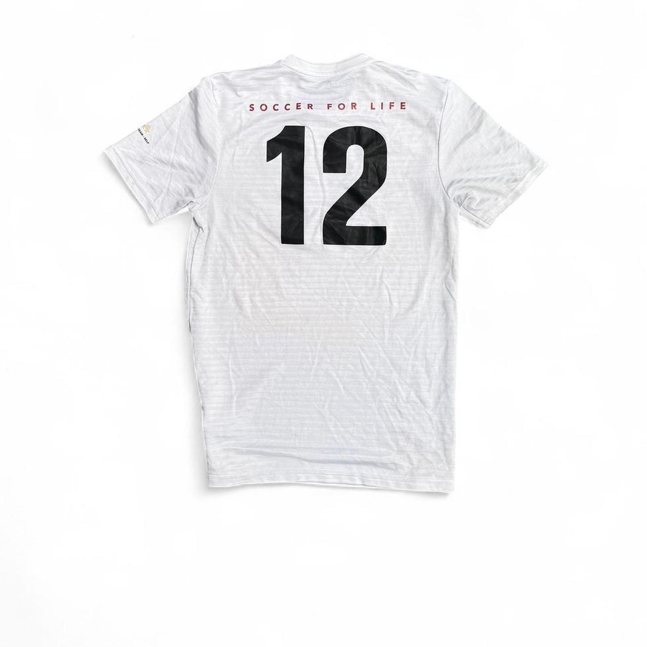 Adidas white FC Boulder soccer jersey