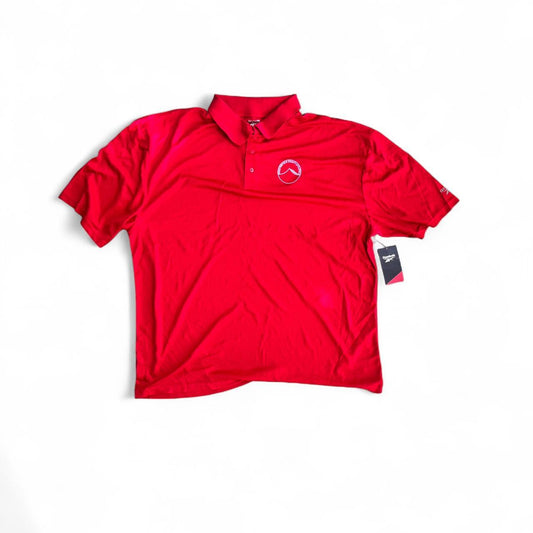 Reebok red polo shirt